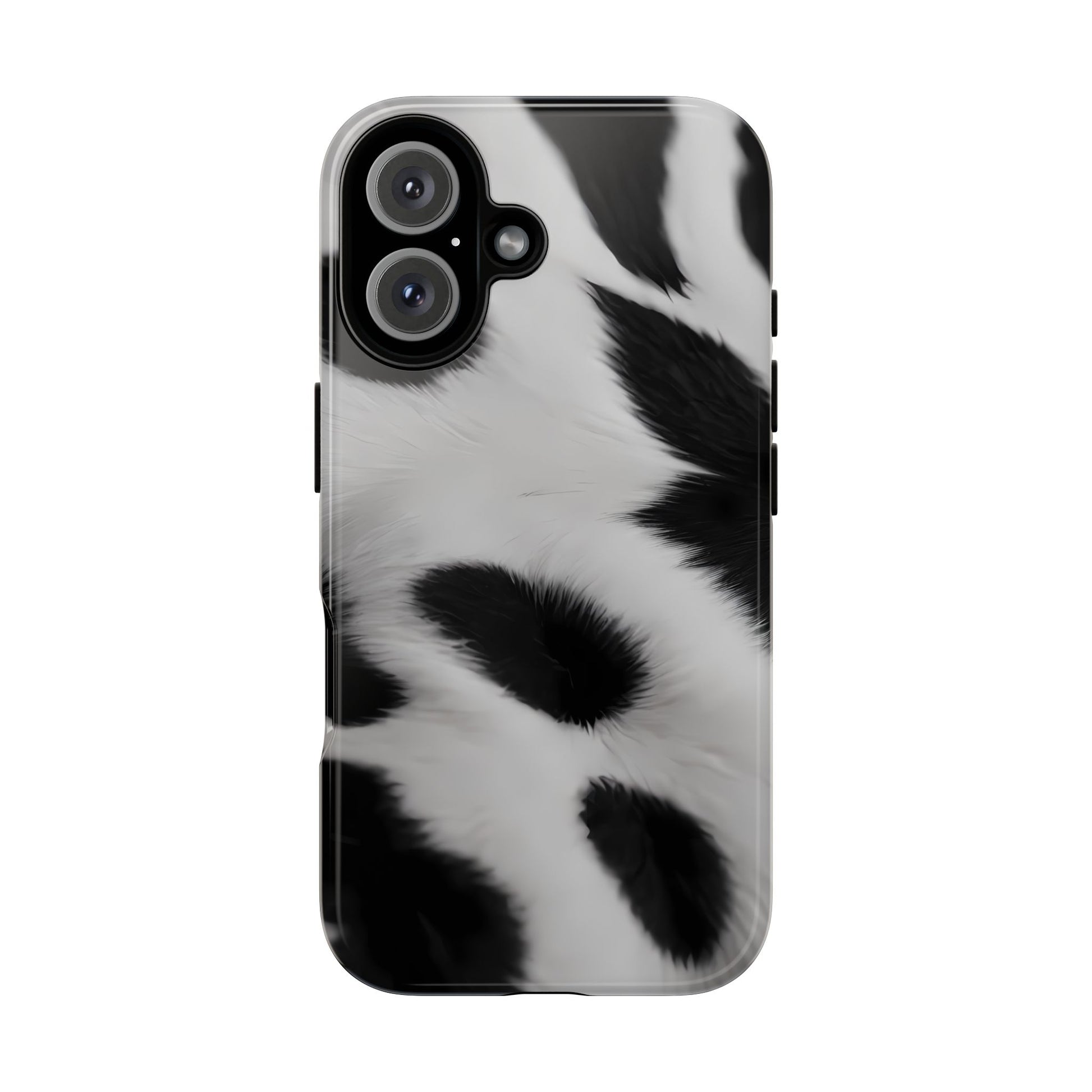 Chic Bovine Elegance Phone Case for iPhone 8–16 Pro Max, Pixel 5–8 Pro, Galaxy S10–S24 Ultra - Designed by Thalia