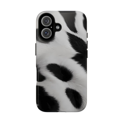 Chic Bovine Elegance Custom Phone Case for iPhone 8–16 Pro Max, iPhone 8 Plus–13 Mini, iPhone XS–XS Max, iPhone 11–14 Pro Max - Designed by Thalia