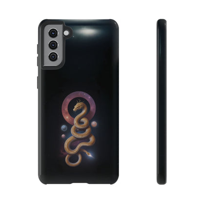 Chinese Zodiac Snake Custom Phone Case for iPhone 8–16 Pro Max, Pixel 5–8 Pro, Galaxy S10–S24 Ultra - Designed by Thalia