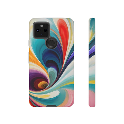 Abstract Elegance Phone Case for iPhone 8–16 Pro Max, Pixel 5–8 Pro, Galaxy S10–S24 Ultra - Designed by Thalia