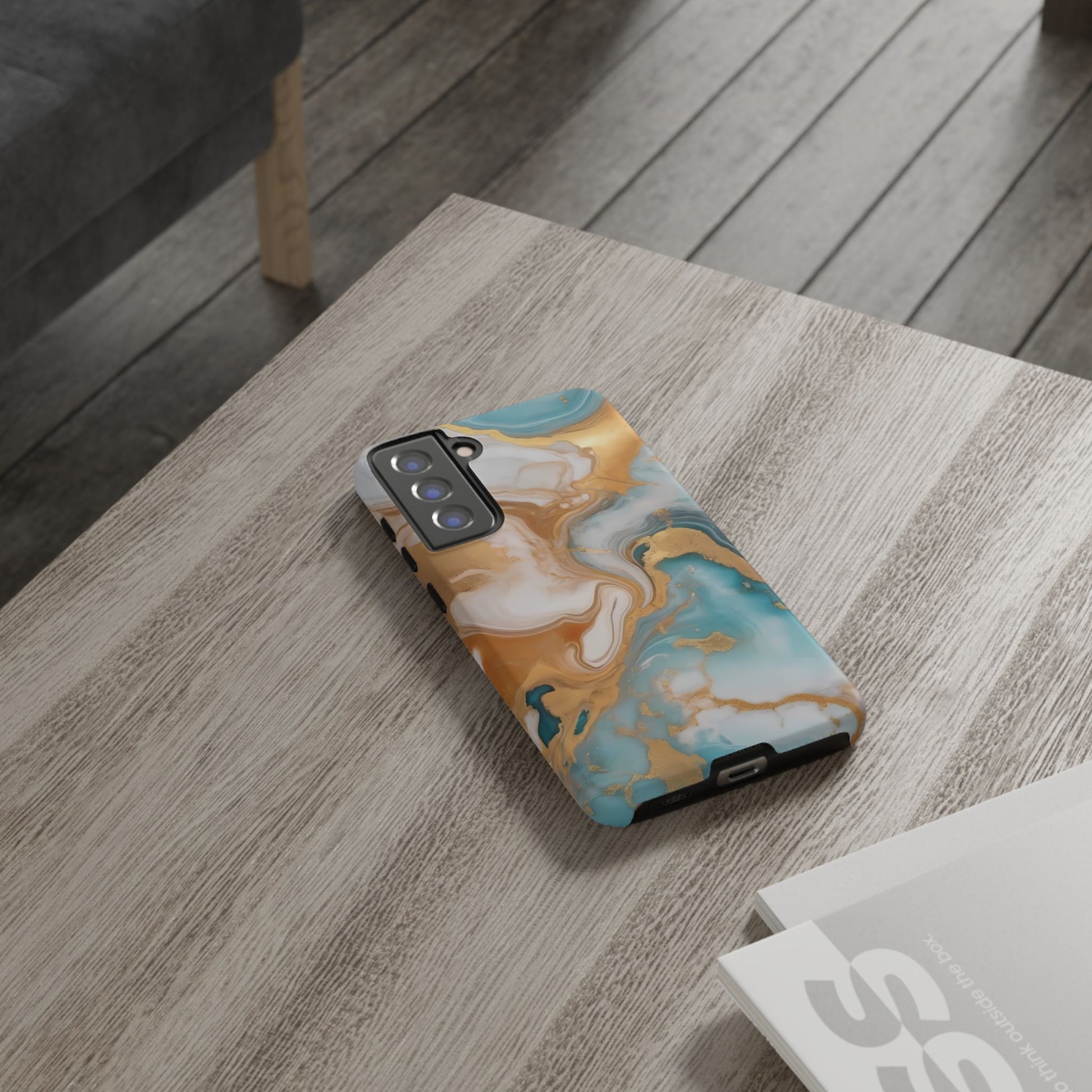 Marble Hues Custom Phone Case for Samsung Galaxy S10–S10 Plus, S20–S20 Ultra, S21, S22, S23, S24 Ultra - Designed by Thalia