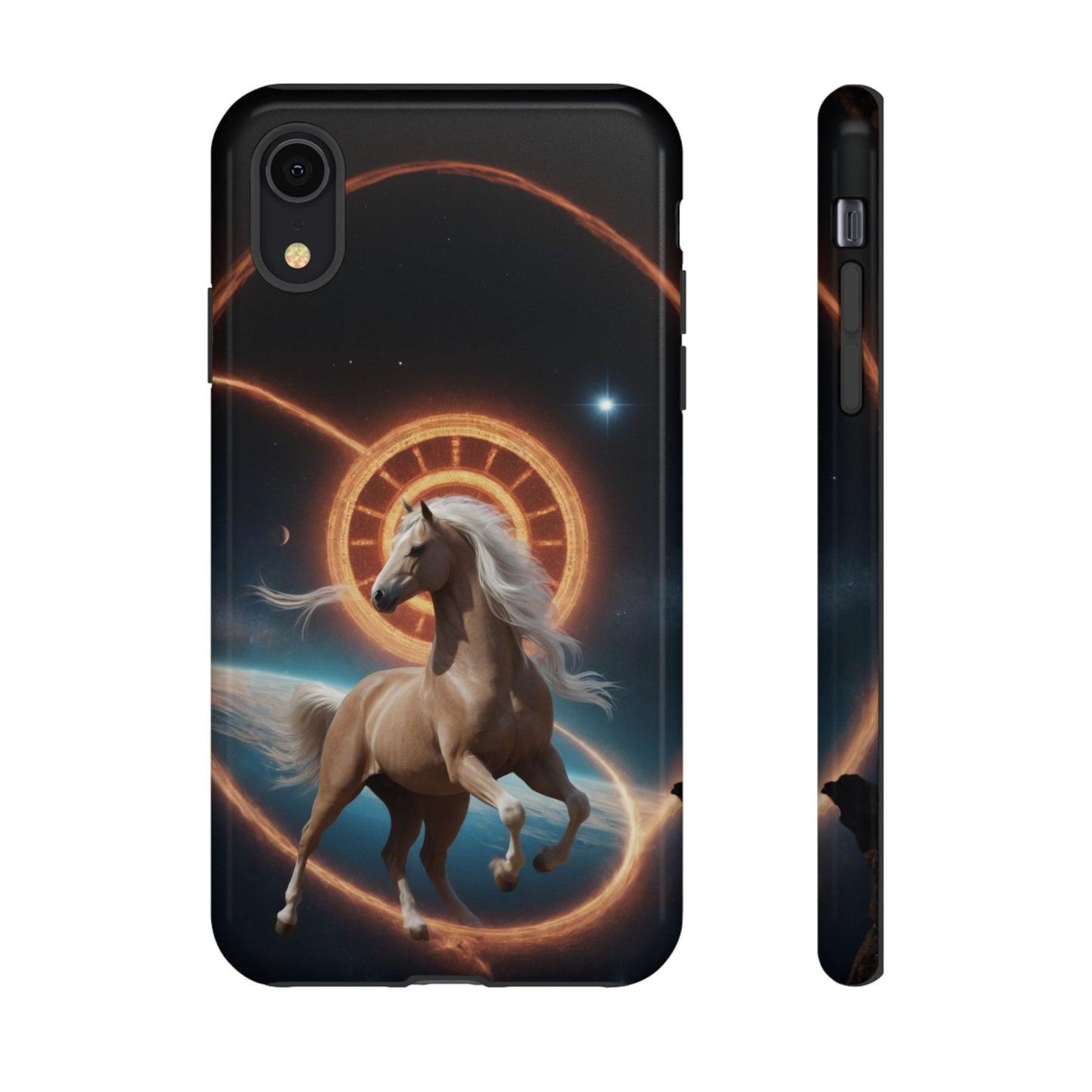 Chinese Zodiac Horse Custom Phone Case for iPhone 8–16 Pro Max, Pixel 5–8 Pro, Galaxy S10–S24 Ultra - Designed by Thalia