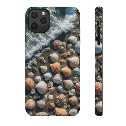 She Sells Sea Shells Phone Case for iPhone 8–16 Pro Max, Pixel 5–8 Pro, Galaxy S10–S24 Ultra - Designed by Thalia