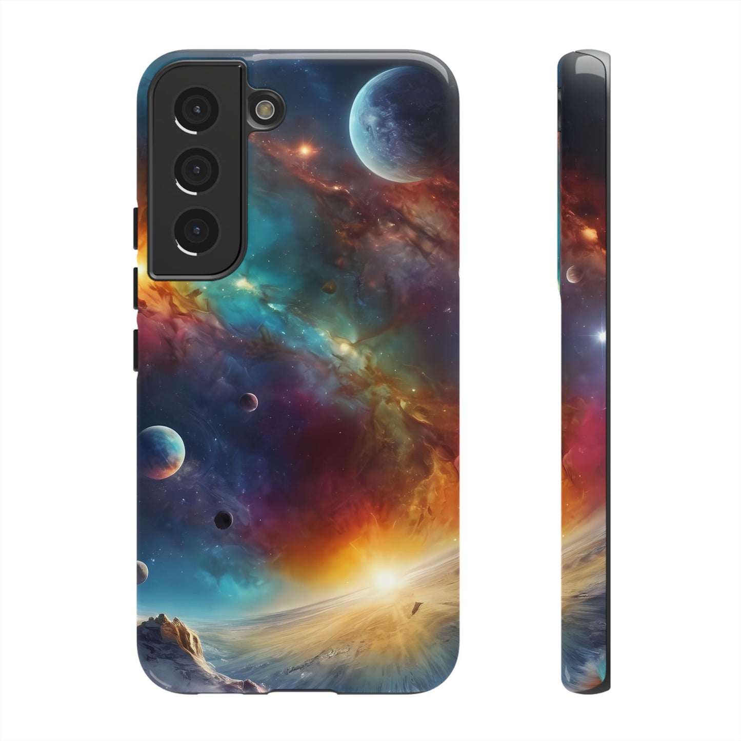 Cosmic Voyage Phone Case for iPhone 8–16 Pro Max, Pixel 5–8 Pro, Galaxy S10–S24 Ultra - Designed by Thalia