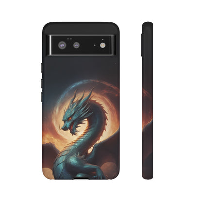 Chinese Zodiac Dragon Phone Case for iPhone 8–16 Pro Max, Pixel 5–8 Pro, Galaxy S10–S24 Ultra - Designed by Thalia