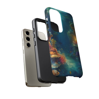 Oceanic Depths Custom Phone Case for Samsung Galaxy S10–S10 Plus, S20–S20 Ultra, S21, S22, S23, S24 Ultra - Designed by Thalia