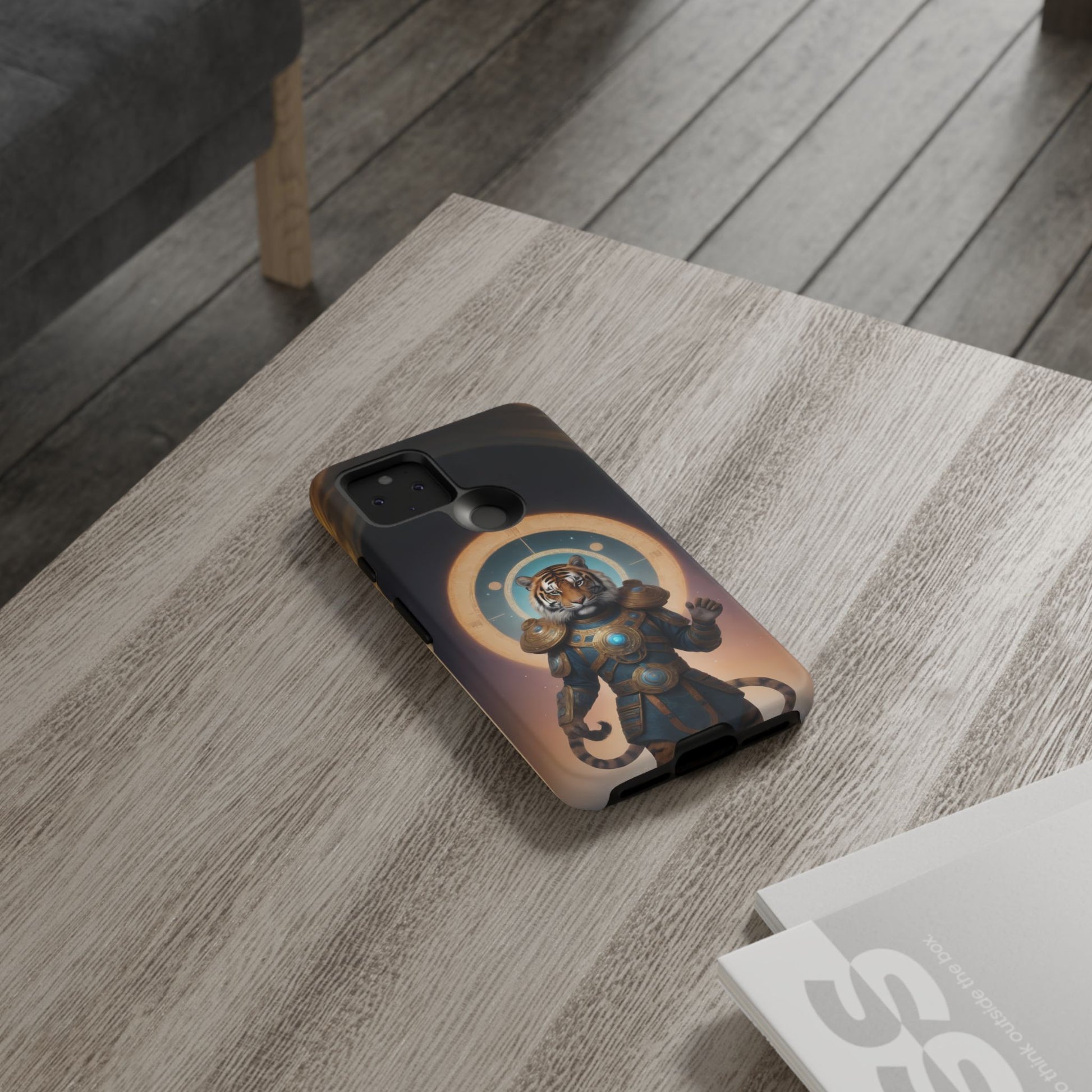 Chinese Zodiac Tiger Phone Case for Google Pixel 8 Pro, Pixel 8, Pixel 7, Pixel 6 Pro, Pixel 6, Pixel 5 5G - Designed by Thalia