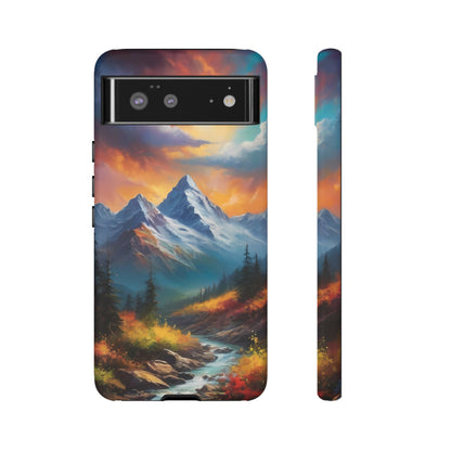 Mystic Mountains Phone Case for iPhone 8–16 Pro Max, Pixel 5–8 Pro, Galaxy S10–S24 Ultra - Designed by Thalia