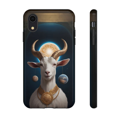 Chinese Zodiac Goat Phone Case for iPhone 8–16 Pro Max, iPhone 8 Plus–13 Mini, iPhone XS–XS Max, iPhone 11–14 Pro Max - Designed by Thalia