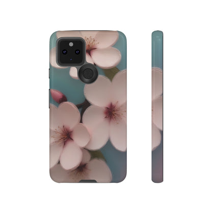 Cherry Blossom Custom Phone Case for Google Pixel 8 Pro, Pixel 8, Pixel 7, Pixel 6 Pro, Pixel 6, Pixel 5 5G - Designed by Thalia