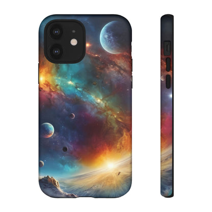 Cosmic Voyage Phone Case for iPhone 8–16 Pro Max, iPhone 8 Plus–13 Mini, iPhone XS–XS Max, iPhone 11–14 Pro Max - Designed by Thalia