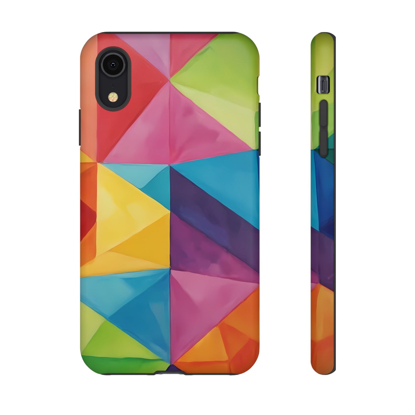 Geometric Play Phone Case for iPhone 8–16 Pro Max, Pixel 5–8 Pro, Galaxy S10–S24 Ultra - Designed by Thalia