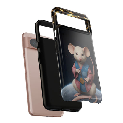 Chinese Zodiac Rat Phone Case for Google Pixel 8 Pro, Pixel 8, Pixel 7, Pixel 6 Pro, Pixel 6, Pixel 5 5G - Designed by Thalia