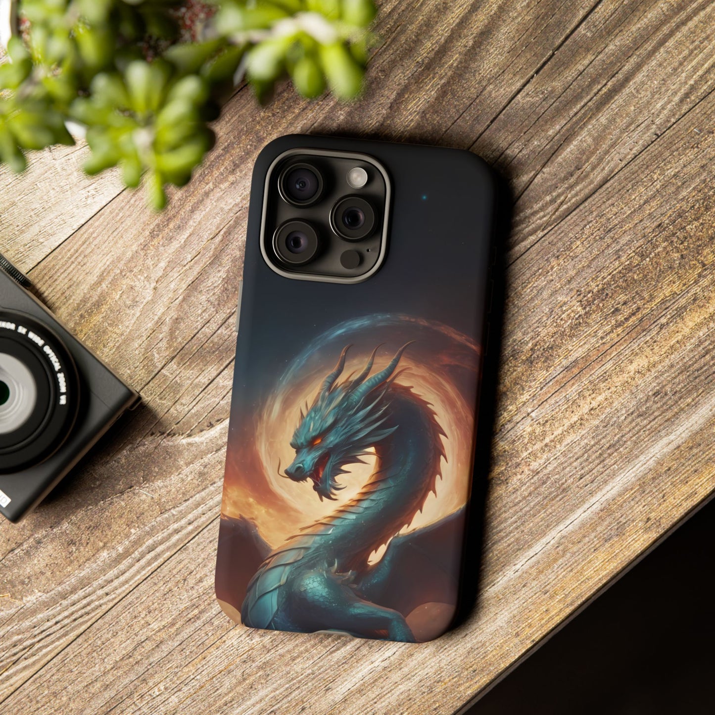 Chinese Zodiac Dragon Phone Case for iPhone 8–16 Pro Max, Pixel 5–8 Pro, Galaxy S10–S24 Ultra - Designed by Thalia