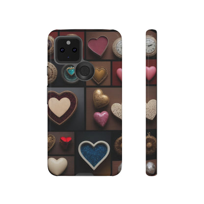 Love Button Phone Case for iPhone 8–16 Pro Max, Pixel 5–8 Pro, Galaxy S10–S24 Ultra - Designed by Thalia