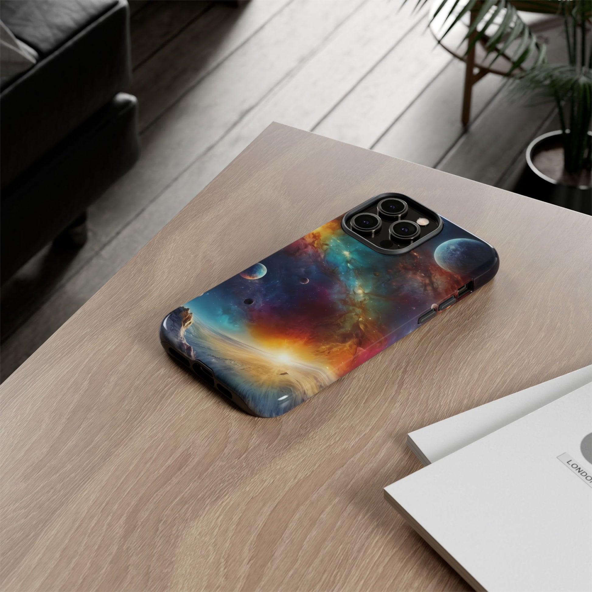 Cosmic Voyage Phone Case for iPhone 8–16 Pro Max, Pixel 5–8 Pro, Galaxy S10–S24 Ultra - Designed by Thalia