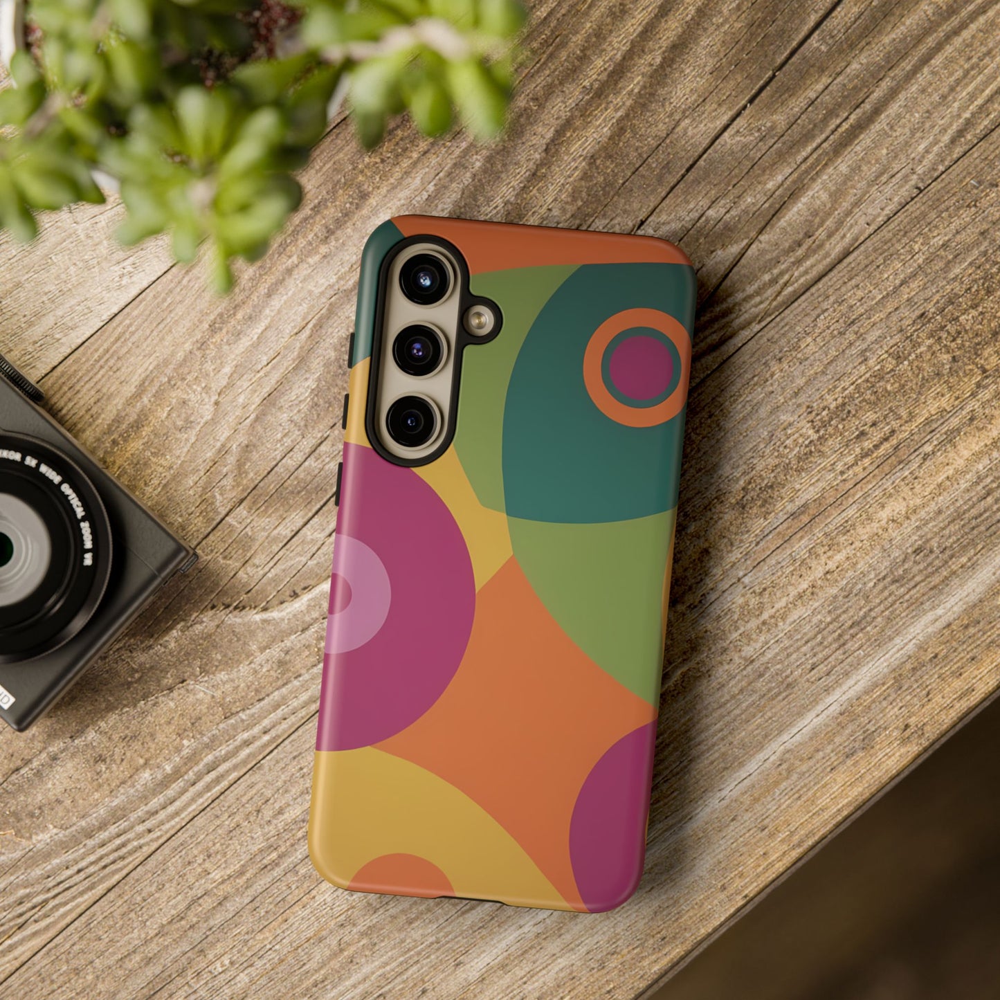 60s Retro Custom Phone Case for Samsung Galaxy S10–S24 Ultra - Designed by Thalia