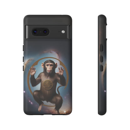 Chinese Zodiac Monkey Phone Case for Google Pixel 8 Pro, Pixel 8, Pixel 7, Pixel 6 Pro, Pixel 6, Pixel 5 5G - Designed by Thalia