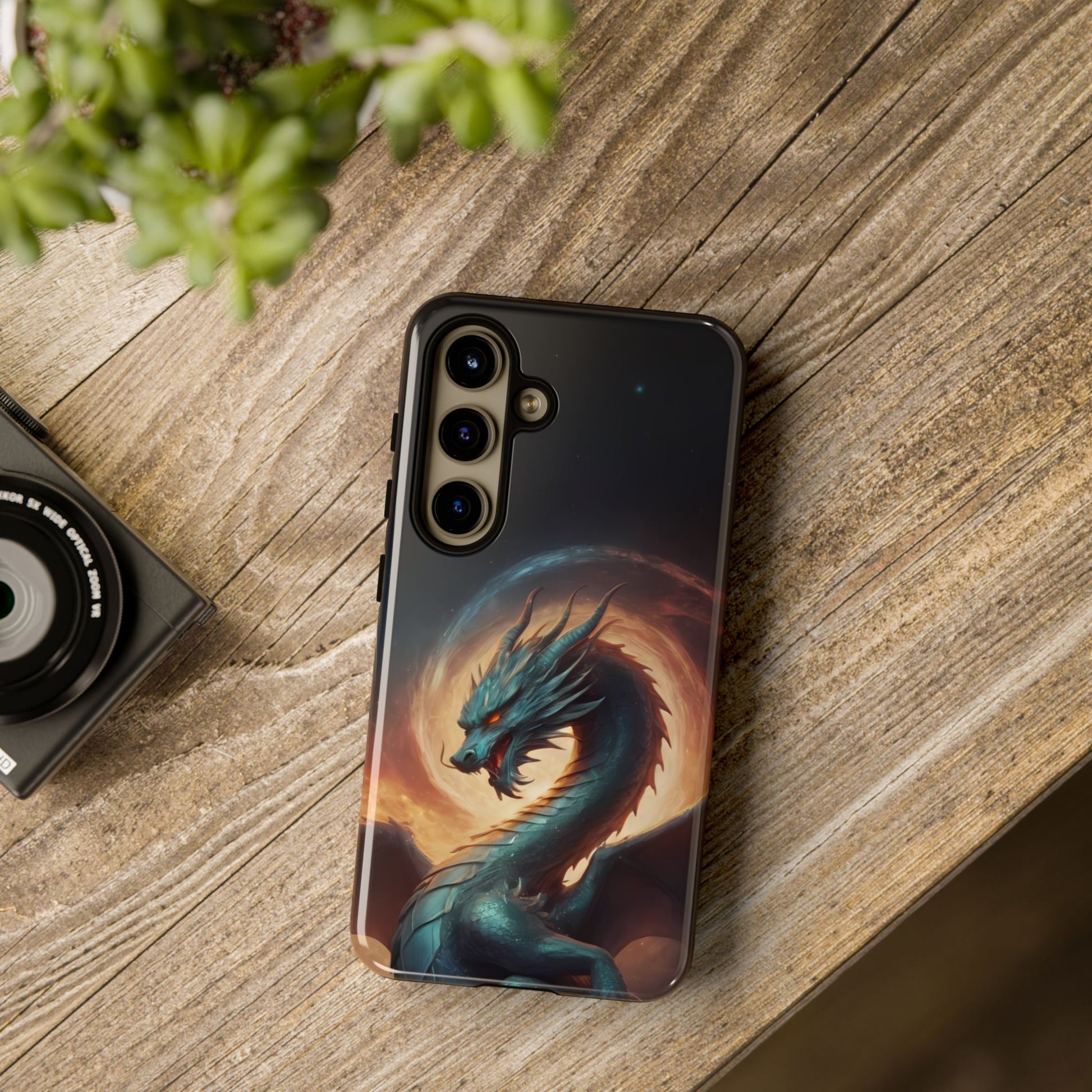 Chinese Zodiac Dragon Phone Case for iPhone 8–16 Pro Max, Pixel 5–8 Pro, Galaxy S10–S24 Ultra - Designed by Thalia