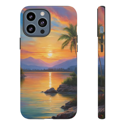 Sunset Serenade Phone Case for iPhone 8–16 Pro Max, Pixel 5–8 Pro, Galaxy S10–S24 Ultra - Designed by Thalia