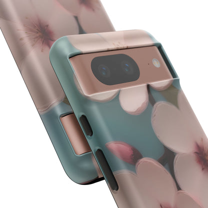 Cherry Blossom Custom Phone Case for Google Pixel 8 Pro, Pixel 8, Pixel 7, Pixel 6 Pro, Pixel 6, Pixel 5 5G - Designed by Thalia