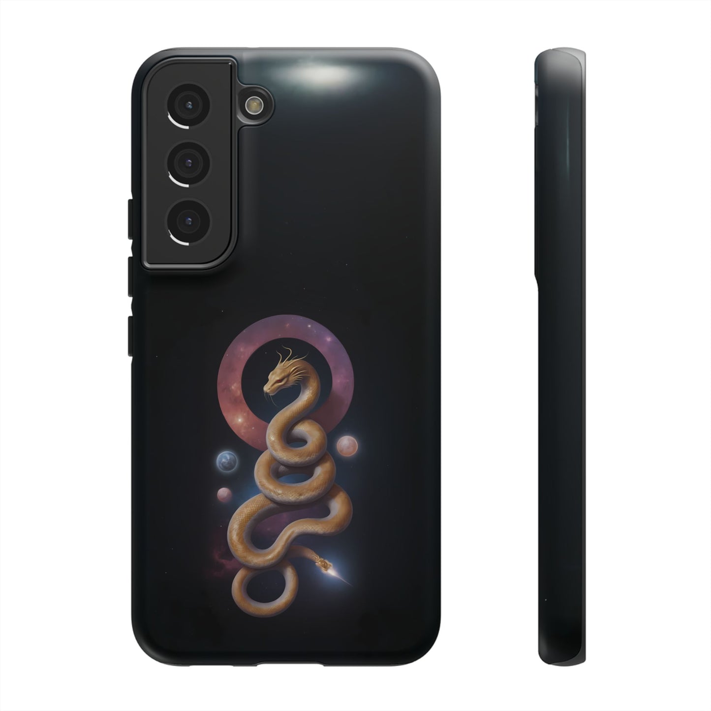 Chinese Zodiac Snake Custom Phone Case for iPhone 8–16 Pro Max, Pixel 5–8 Pro, Galaxy S10–S24 Ultra - Designed by Thalia