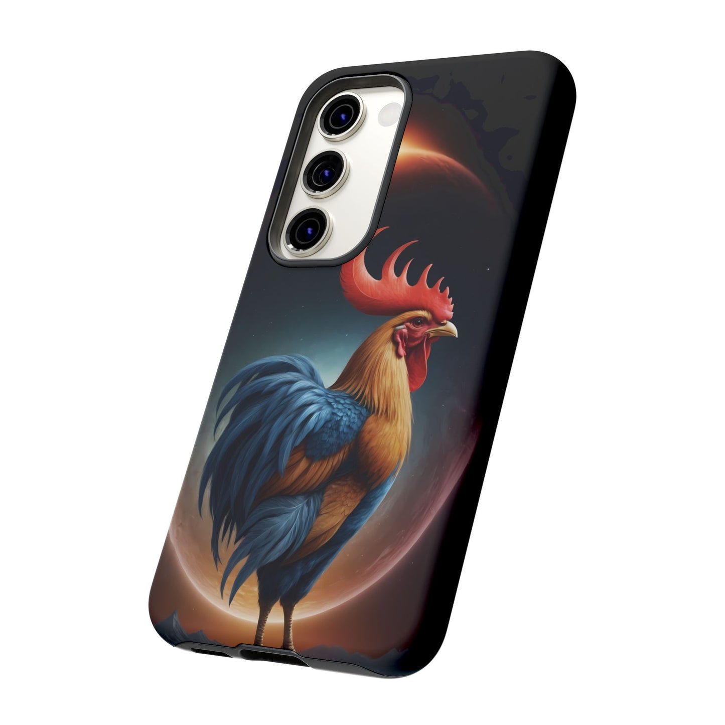 Chinese Zodiac Rooster Custom Phone Case for iPhone 8–16 Pro Max, Pixel 5–8 Pro, Galaxy S10–S24 Ultra - Designed by Thalia