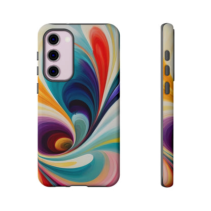 Abstract Elegance Phone Case for iPhone 8–16 Pro Max, Pixel 5–8 Pro, Galaxy S10–S24 Ultra - Designed by Thalia