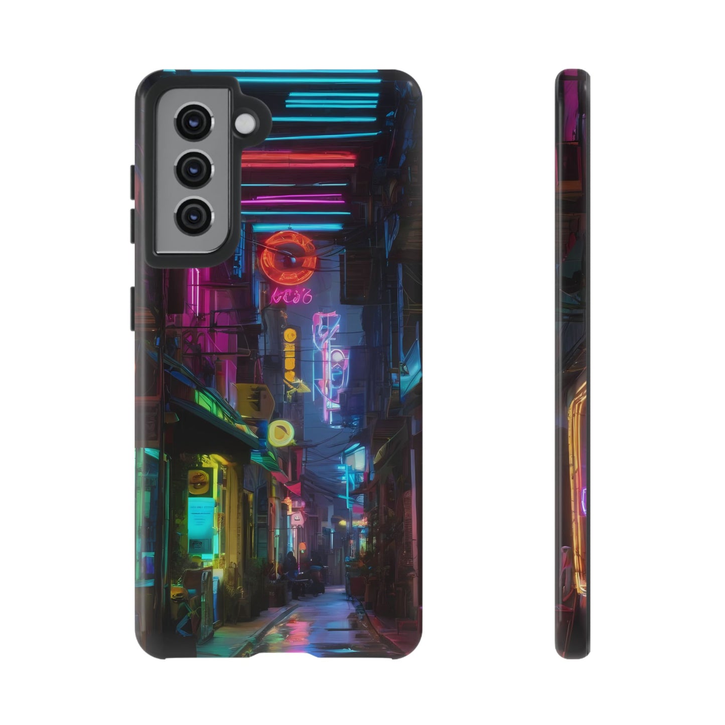 Electric Neon Custom Phone Case for Samsung Galaxy S10–S24 - Designed by Thalia