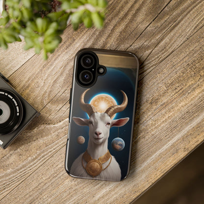 Chinese Zodiac Goat Phone Case for iPhone 8–16 Pro Max, iPhone 8 Plus–13 Mini, iPhone XS–XS Max, iPhone 11–14 Pro Max - Designed by Thalia