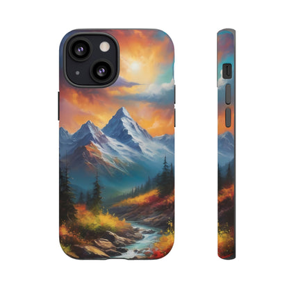 Mystic Mountains Phone Case for iPhone 8–16 Pro Max, Pixel 5–8 Pro, Galaxy S10–S24 Ultra - Designed by Thalia