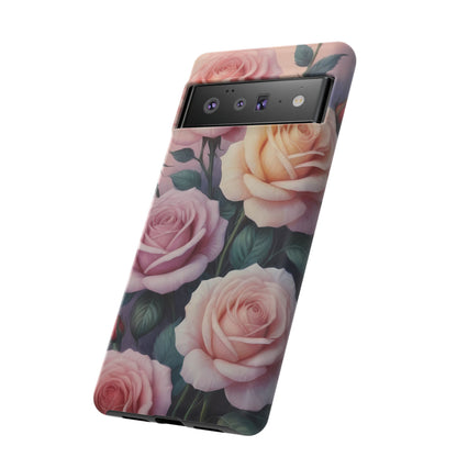 Bloom with Style - Roses Phone Case for iPhone 8–16 Pro Max, Pixel 5–8 Pro, Galaxy S10–S24 Ultra - Designed by Thalia