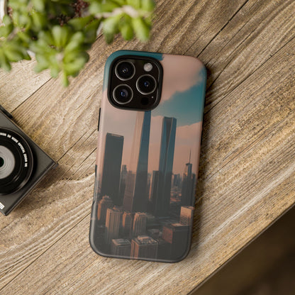 City Skylines Phone Case for iPhone 8–16 Pro Max, iPhone 8 Plus–13 Mini, iPhone XS–XS Max, iPhone 11–14 Pro Max - Designed by Thalia