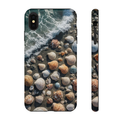 She Sells Sea Shells Phone Case for iPhone 8–16 Pro Max, Pixel 5–8 Pro, Galaxy S10–S24 Ultra - Designed by Thalia