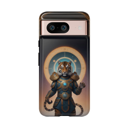 Chinese Zodiac Tiger Phone Case for Google Pixel 8 Pro, Pixel 8, Pixel 7, Pixel 6 Pro, Pixel 6, Pixel 5 5G - Designed by Thalia