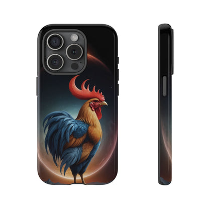 Chinese Zodiac Rooster Custom Phone Case for iPhone 8–16 Pro Max, Pixel 5–8 Pro, Galaxy S10–S24 Ultra - Designed by Thalia