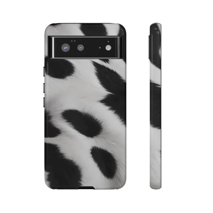 Chic Bovine Elegance Phone Case for iPhone 8–16 Pro Max, Pixel 5–8 Pro, Galaxy S10–S24 Ultra - Designed by Thalia