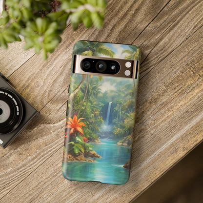 Tropical Paradise Phone Case for Google Pixel 8–Pixel 8 Pro, Pixel 7, Pixel 6 Pro, Pixel 6, Pixel 5 5G - Designed by Thalia