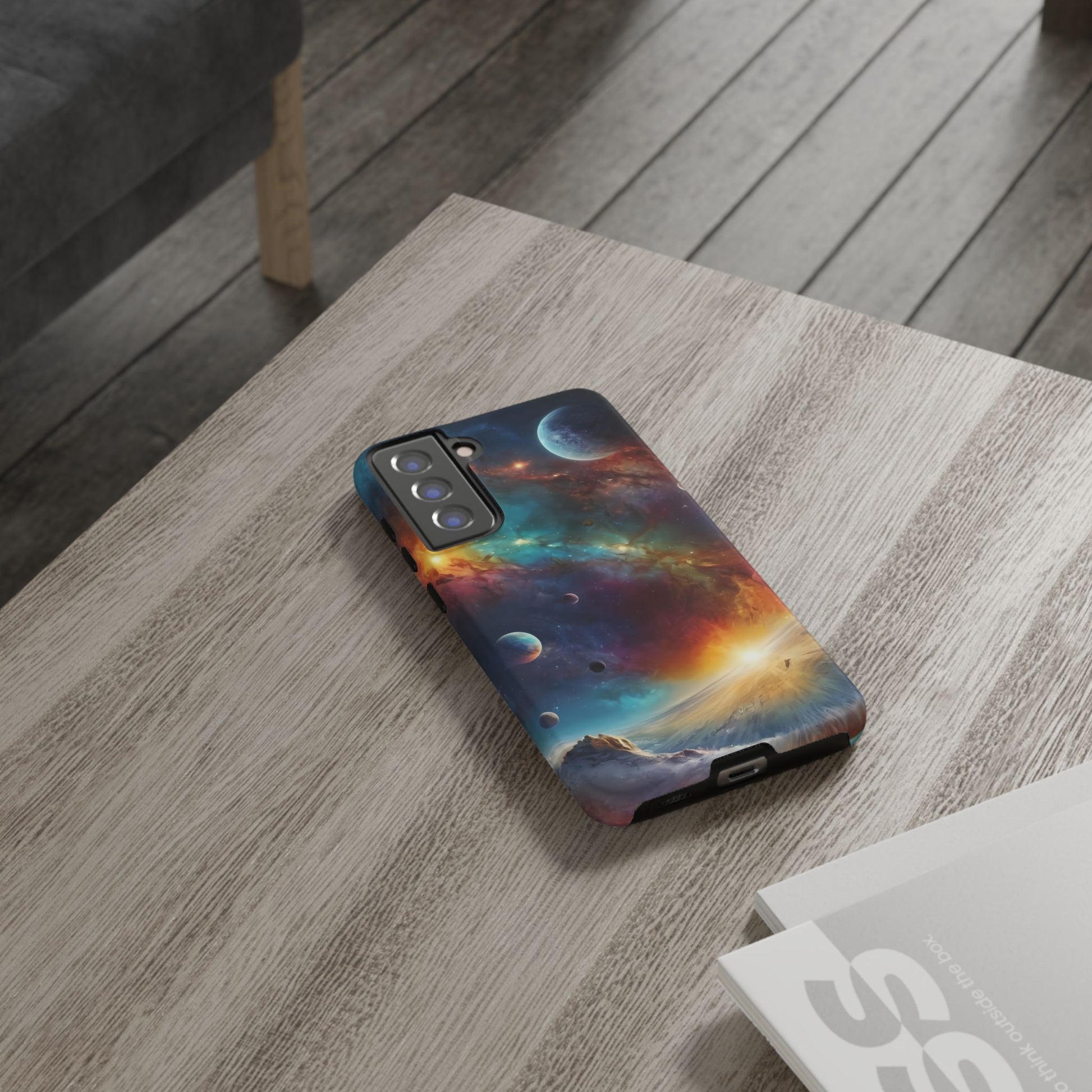 Cosmic Voyage Custom Phone Case for Samsung Galaxy S10–S24 - Designed by Thalia