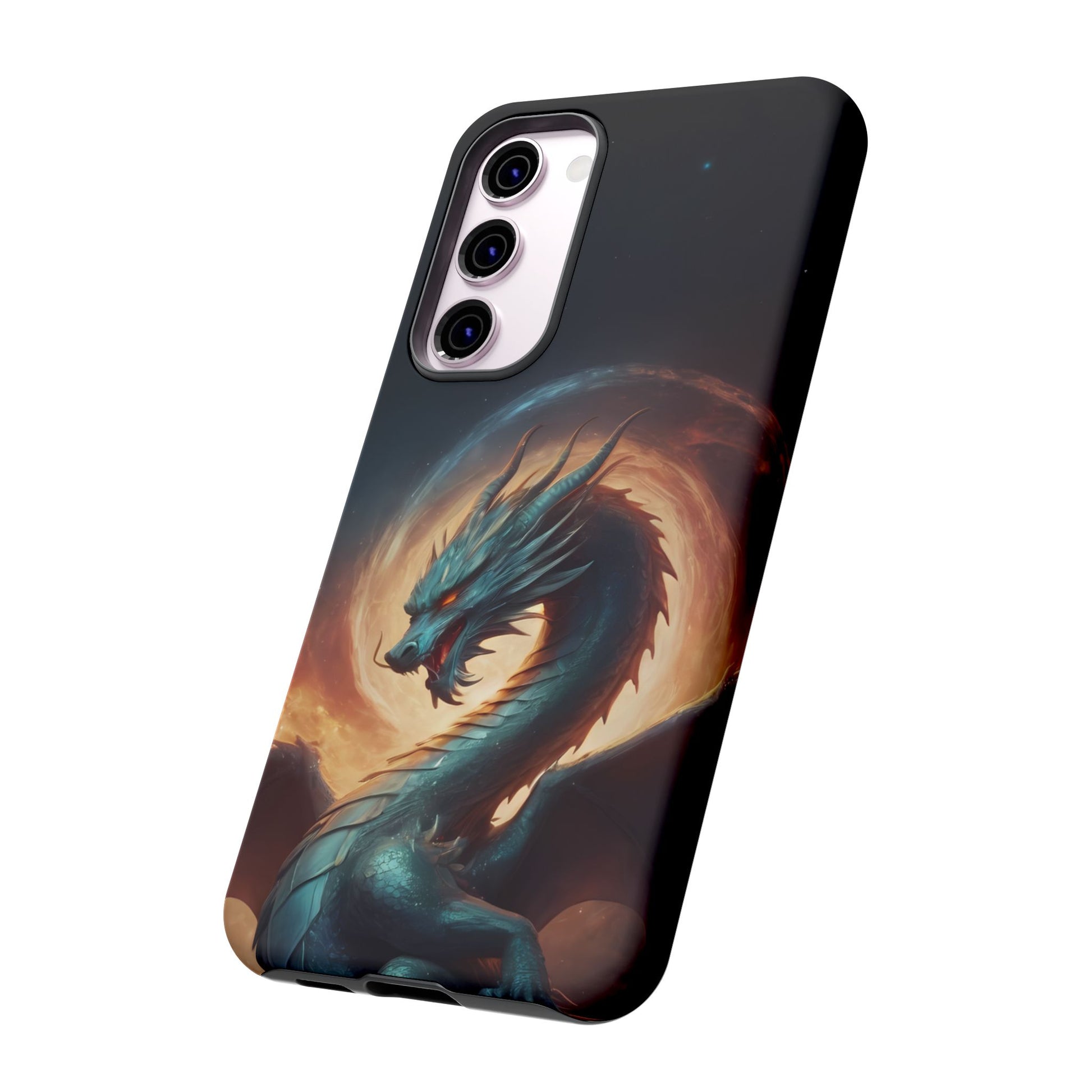 Chinese Zodiac Dragon Phone Case for iPhone 8–16 Pro Max, Pixel 5–8 Pro, Galaxy S10–S24 Ultra - Designed by Thalia