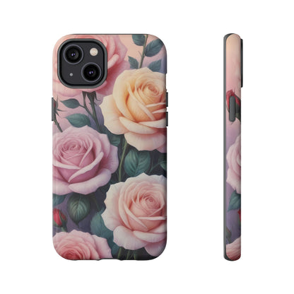 Bloom with Style - Roses Phone Case for iPhone 8–16 Pro Max, Pixel 5–8 Pro, Galaxy S10–S24 Ultra - Designed by Thalia