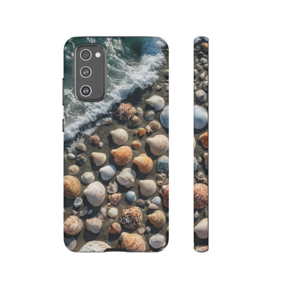 She Sells Sea Shells Custom Phone Case for Samsung Galaxy S10–S10 Plus, S20–S20 Ultra, S21, S22, S23, S24 Ultra - Designed by Thalia