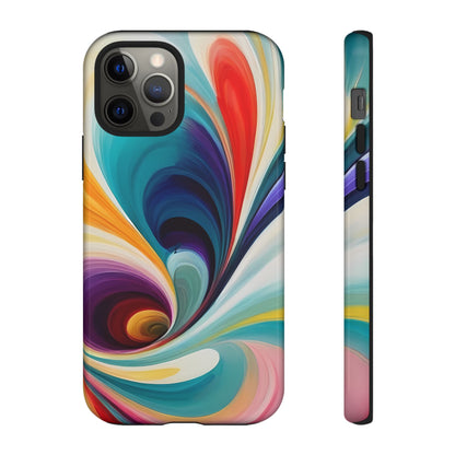 Abstract Elegance Phone Case for iPhone 8–16 Pro Max, Pixel 5–8 Pro, Galaxy S10–S24 Ultra - Designed by Thalia