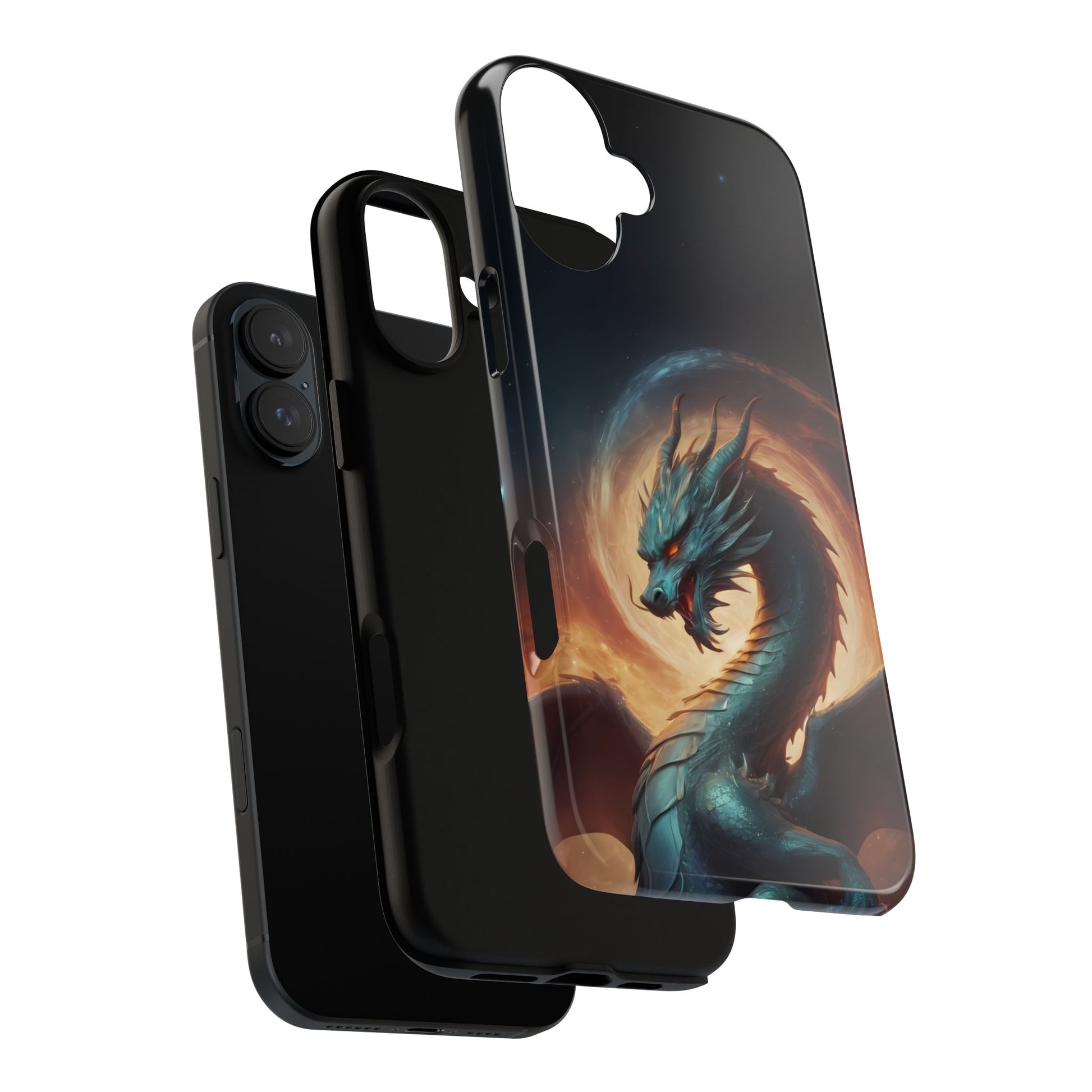 Chinese Zodiac Dragon Phone Case for iPhone 8–16 Pro Max, Pixel 5–8 Pro, Galaxy S10–S24 Ultra - Designed by Thalia