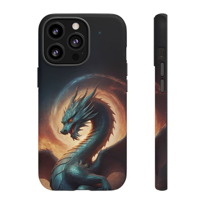 Chinese Zodiac Dragon Phone Case for iPhone 8–16 Pro Max, Pixel 5–8 Pro, Galaxy S10–S24 Ultra - Designed by Thalia