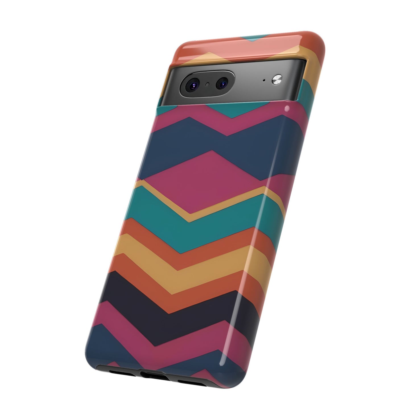 80s Retro Custom Phone Case for Google Pixel 8 Pro, Pixel 8, Pixel 7, Pixel 6 Pro, Pixel 6, Pixel 5 5G - Designed by Thalia