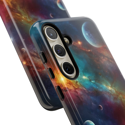 Cosmic Voyage Phone Case for iPhone 8–16 Pro Max, Pixel 5–8 Pro, Galaxy S10–S24 Ultra - Designed by Thalia