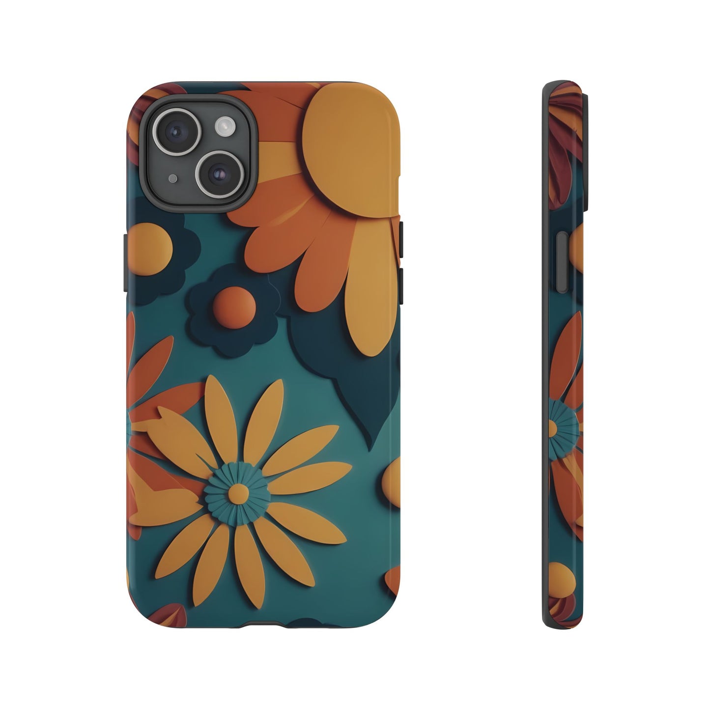 70s Retro Phone Case for iPhone 8–16 Pro Max, Pixel 5–8 Pro, Galaxy S10–S24 Ultra - Designed by Thalia