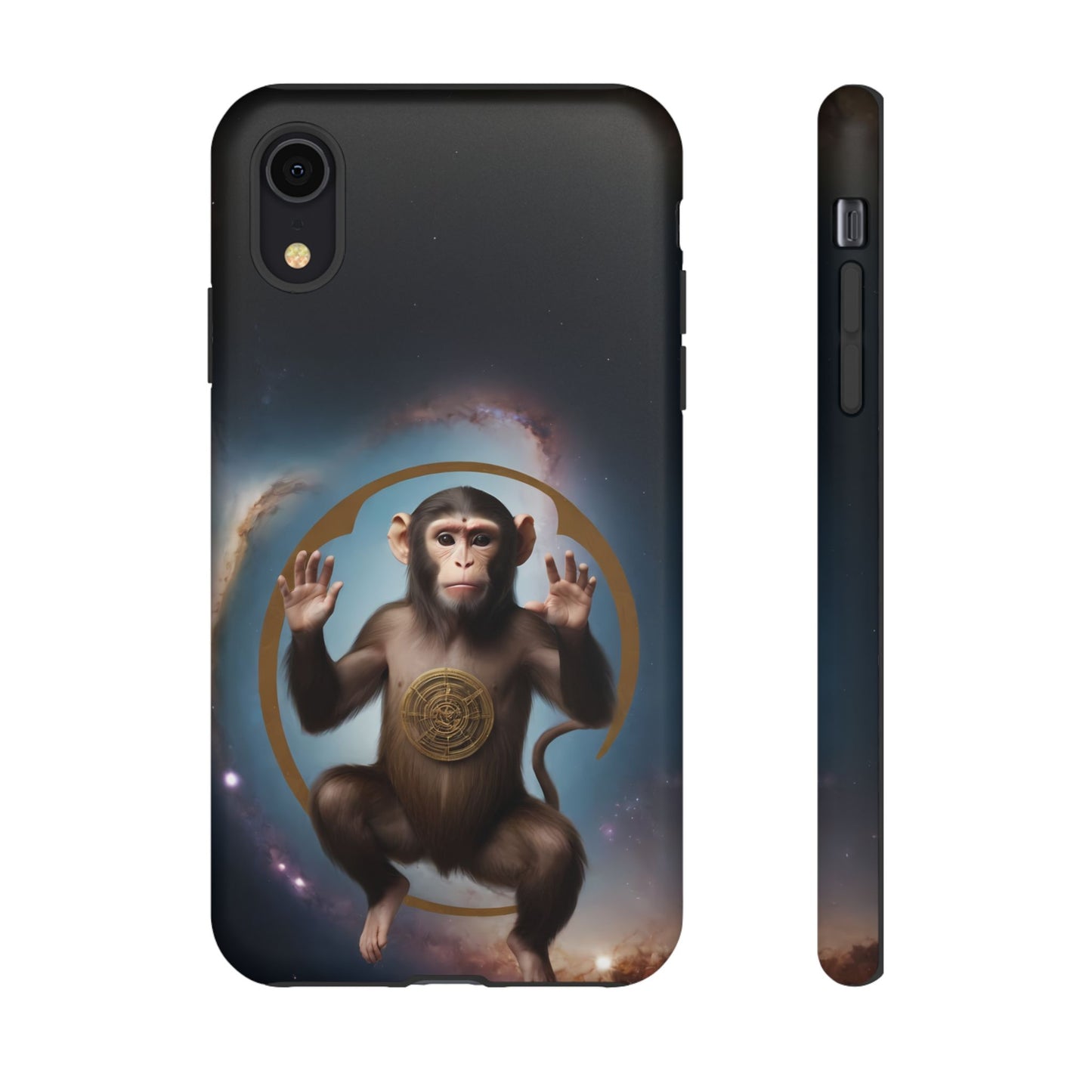 Chinese Zodiac Monkey Phone Case for iPhone 8–16 Pro Max, iPhone 8 Plus–13 Mini, iPhone XS–XS Max, iPhone 11–14 Pro Max - Designed by Thalia