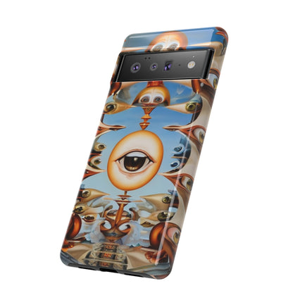 Surreal Suspect Phone Case for iPhone 8–16 Pro Max, Pixel 5–8 Pro, Galaxy S10–S24 Ultra - Designed by Thalia